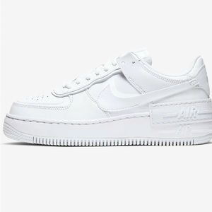 Nike Air Force 1 Shadow Triple White Size 8 Brand New in box